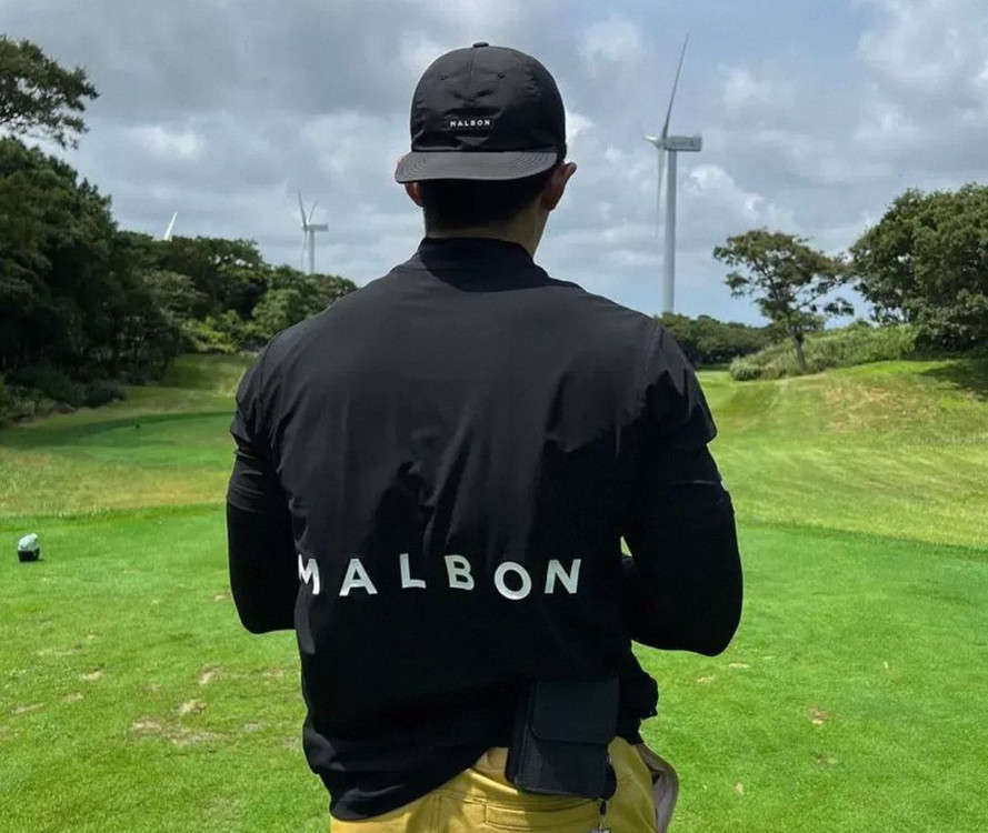 말본 블랙 반넥 반팔 이미지