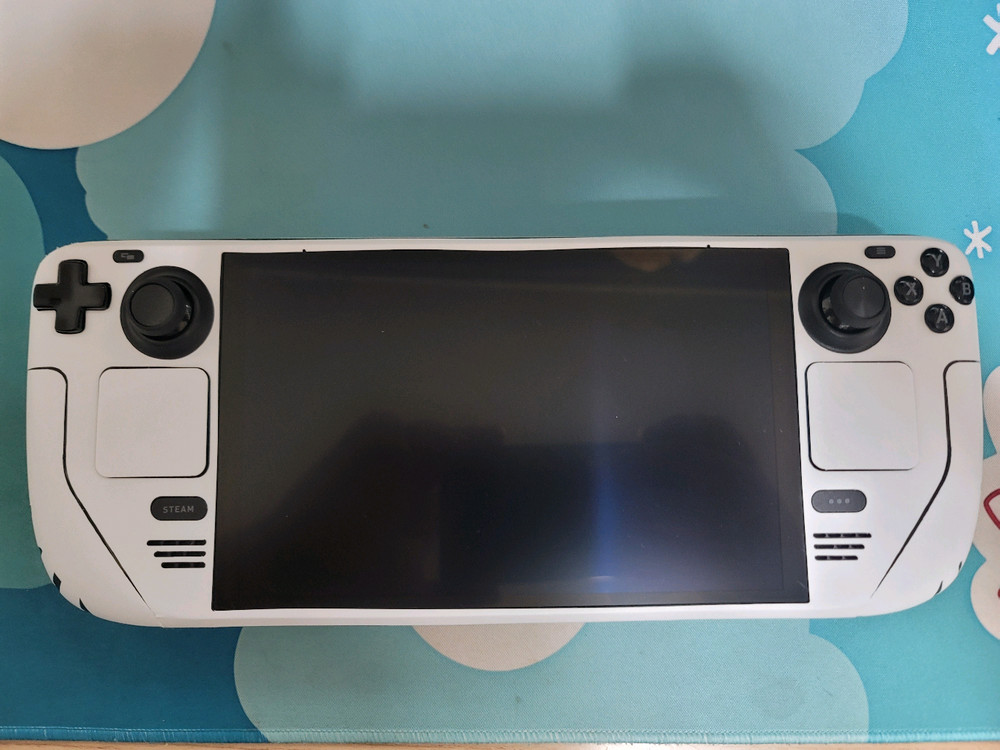 스팀덱 OLED 2TB 풀세트 화이트 스킨 게임포함 악세포함 이미지