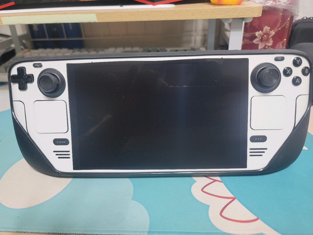 스팀덱 OLED 2TB 풀세트 화이트 스킨 게임포함 악세포함 이미지