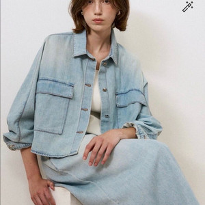 24 돌먼 슬리브 데님 자켓 더캐시미어 타임 랑방 마인 이미지