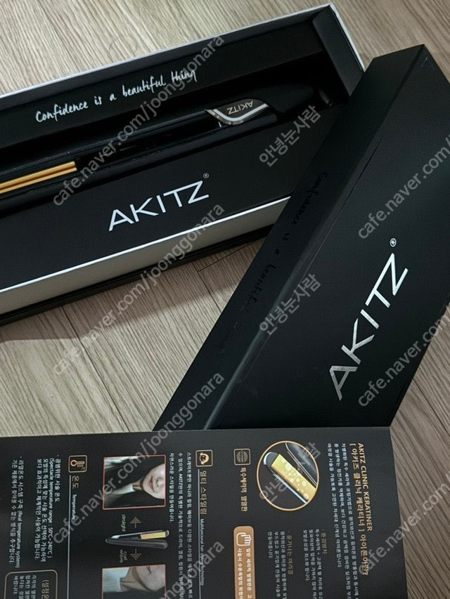 아키즈 클리닉 전문가용 스트레이트 고데기 민트 이미지