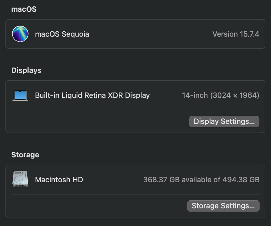 애플 맥북프로14 M3 512GB 8GB 실버 이미지