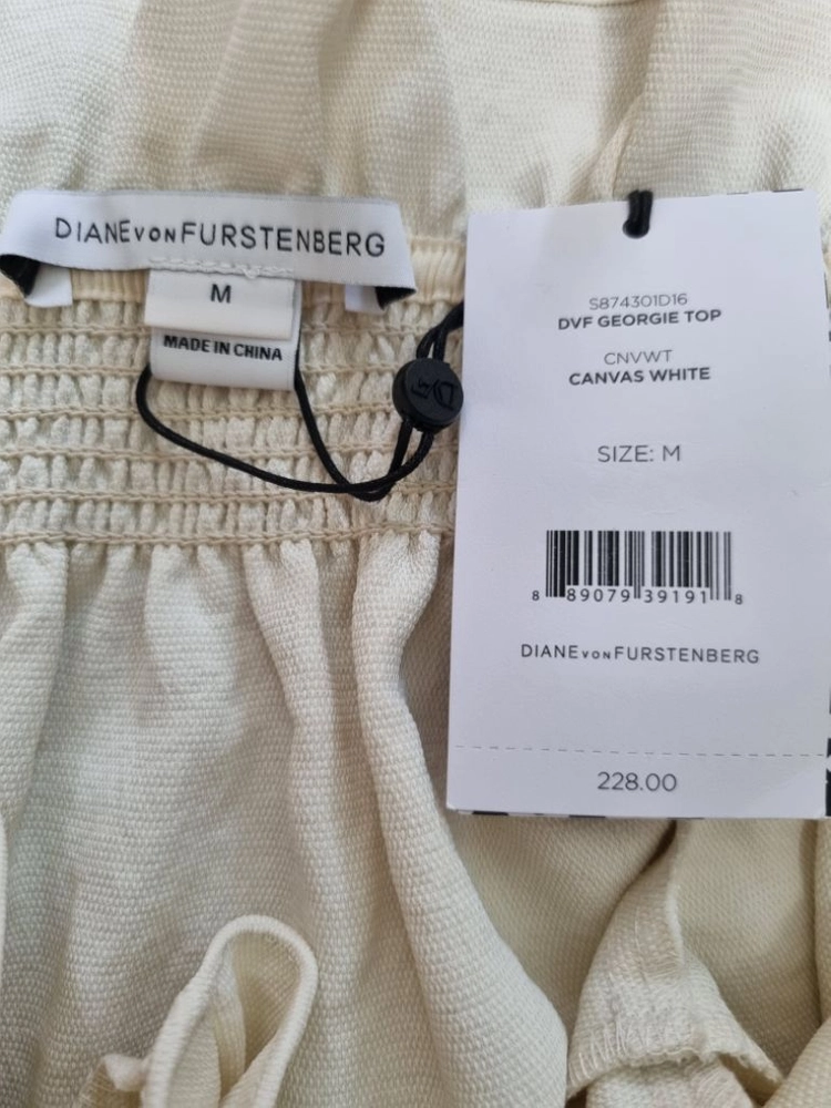 DVF 오프숄더 탑 블라우스 이미지