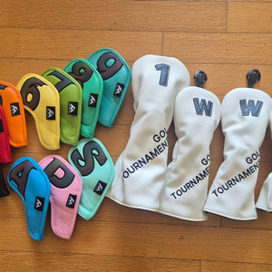 골프 아이언 드라이버 헤드커버 세트 이미지