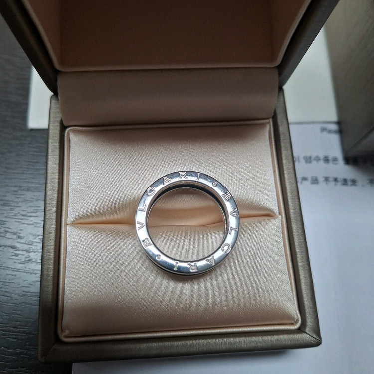 불가리 세이브더칠드런 링 실버 블랙 54호입니다 이미지