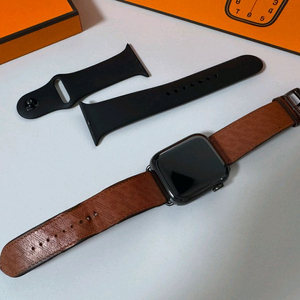 애플워치 8 에르메스 느와르 (블랙) 45mm 이미지