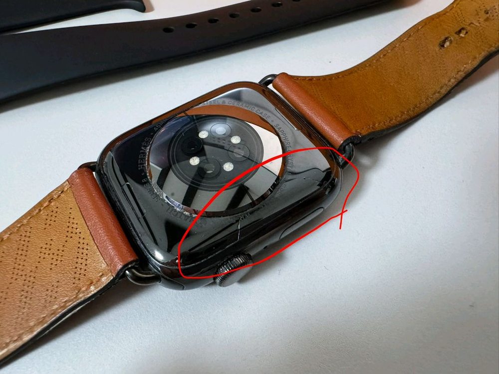 애플워치 8 에르메스 느와르 (블랙) 45mm 이미지