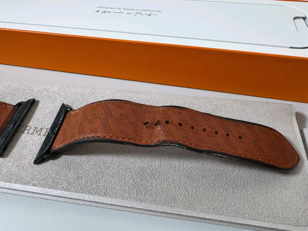 애플워치 8 에르메스 느와르 (블랙) 45mm 이미지