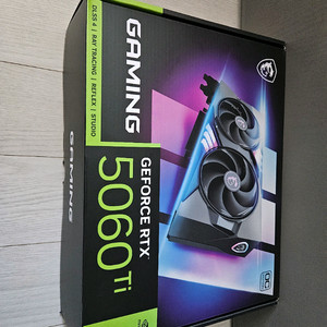 MSI RTX 5060 Ti 게이밍 OC D7 16GB 트윈프로져 이미지