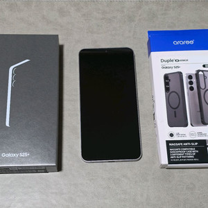 s25플러스 실버 512g 자급제 풀박스 + 아라리 맥세이프 케이스 이미지