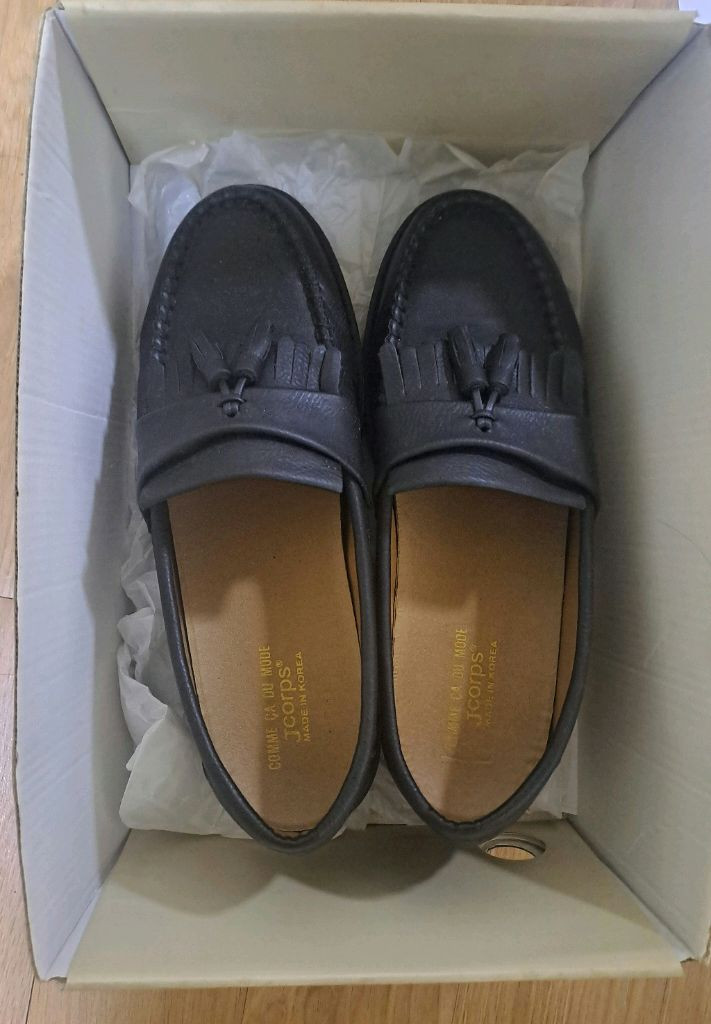 수제 가죽 태슬로퍼(남성) 새상품 이미지