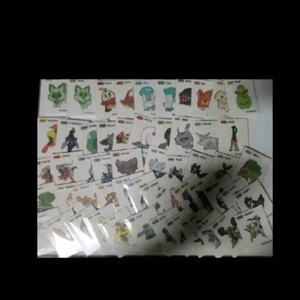 포켓몬 띠부씰 4.9세대 55종세트 이미지