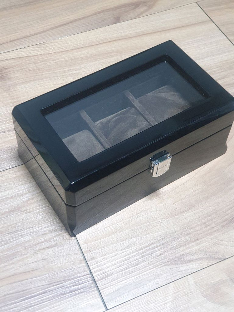 3구 원목 시계보관함 이미지