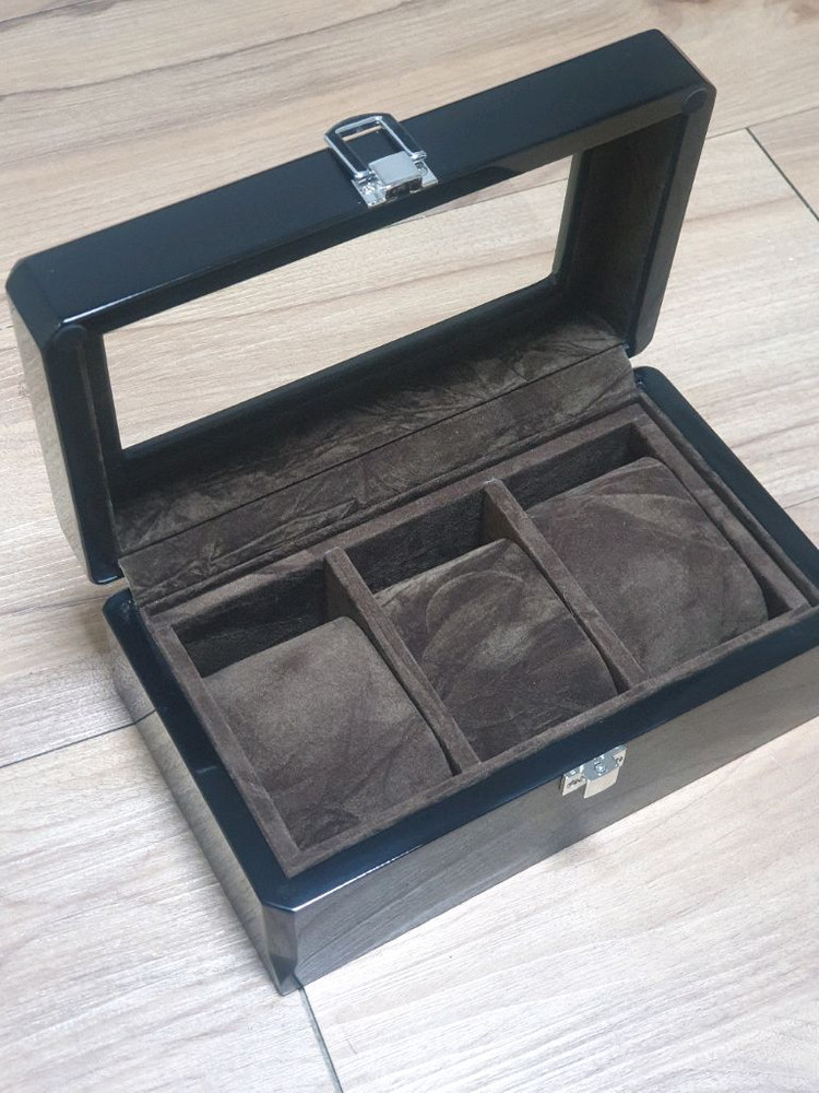 3구 원목 시계보관함 이미지