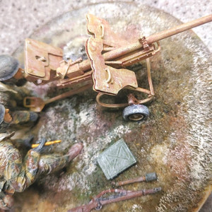 *각종교신가능*정밀도색프라모델&RC카탱크호환(대형1/16DP전용)2WW독일공수부대(팔슈룸예거)비네트작~바람에언덕에서 이미지