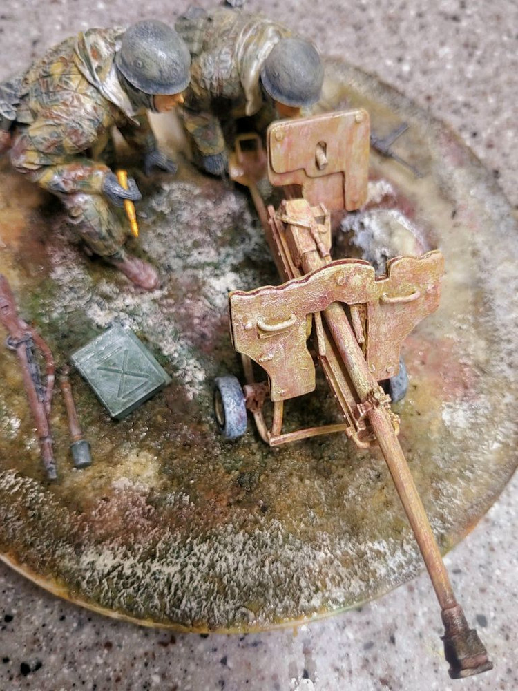 *각종교신가능*정밀도색프라모델&RC카탱크호환(대형1/16DP전용)2WW독일공수부대(팔슈룸예거)비네트작~바람에언덕에서 이미지