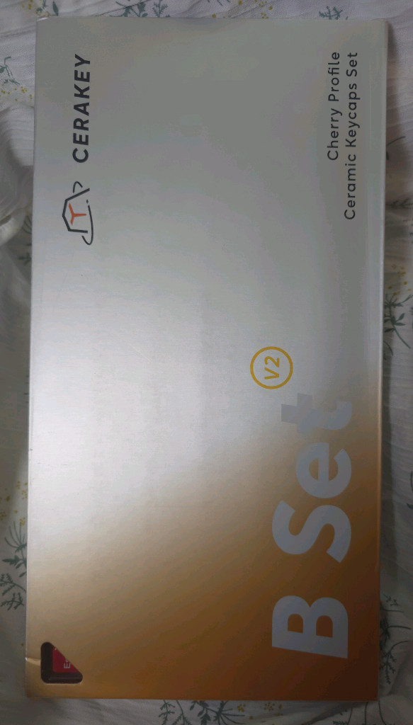 세라키 세라믹 레드 화이트 키캡 AB세트 미사용 이미지