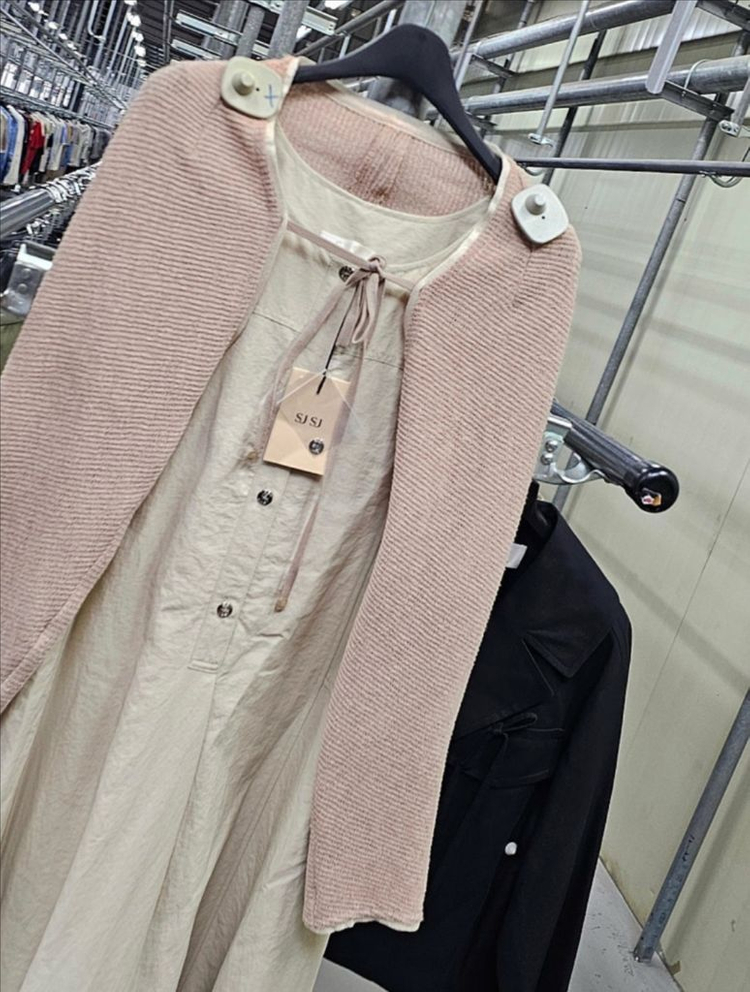 SJSJ 니트 가디건 원피스 세트 66 새 상품 이미지