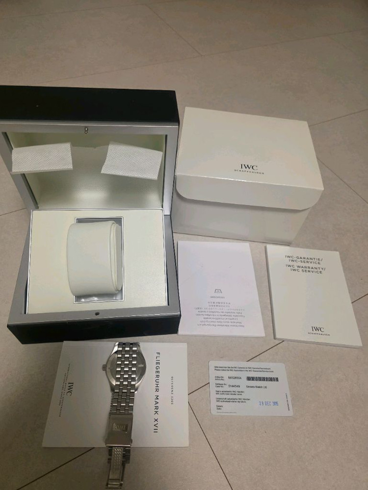 iwc 마크17 해외 스템핑 이미지