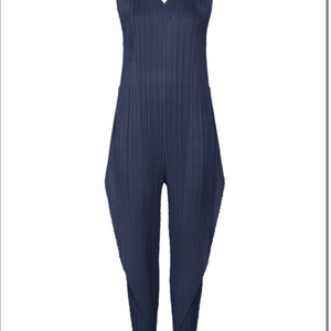 플리츠플리즈 점프수트/ 이세이미야케 링클드 블럭 이미지