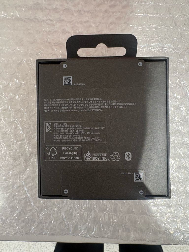 미개봉 갤럭시버즈4프로 블랙 팔아요 이미지