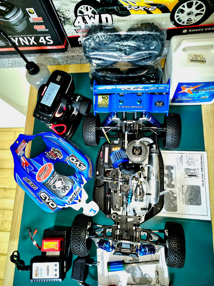 *각종교신가능*1/8니트로엔진RC카VRX-2PRO(FULL옵션*All새제품)4WD알씨카풀패키지셋~바람에언덕에서 이미지