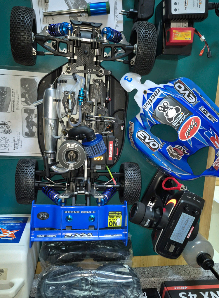 *각종교신가능*1/8니트로엔진RC카VRX-2PRO(FULL옵션*All새제품)4WD알씨카풀패키지셋~바람에언덕에서 이미지