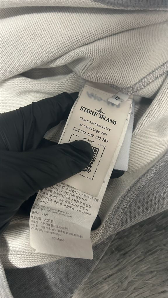 [XL size] 스톤아일랜드 맨투맨 그레이 이미지