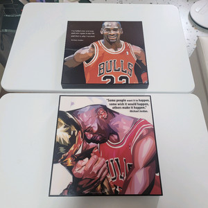 마이클 조던 코비 브라이언트 명언 액자 세트 (팝아트) 이미지