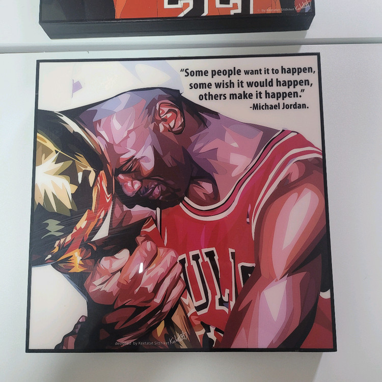 마이클 조던 코비 브라이언트 명언 액자 세트 (팝아트) 이미지