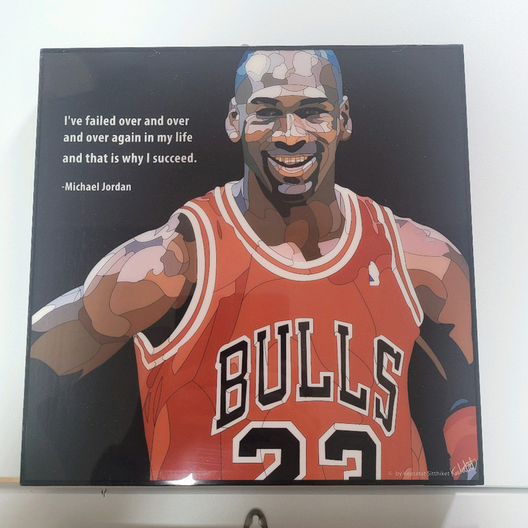 마이클 조던 코비 브라이언트 명언 액자 세트 (팝아트) 이미지