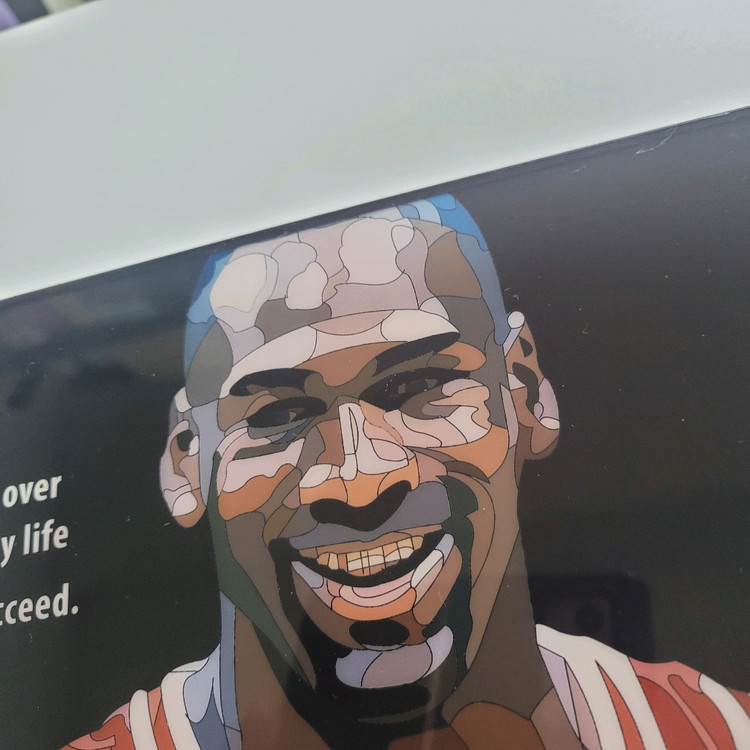 마이클 조던 코비 브라이언트 명언 액자 세트 (팝아트) 이미지