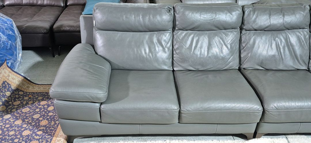 칼리아 이탈리아 이태리 전체 천연가죽 4인 소파쇼파(양쪽 슬라이딩 시트) 이미지