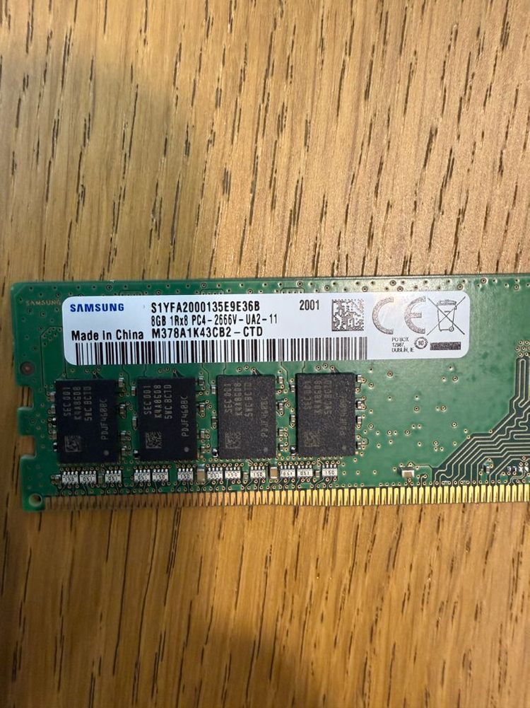 삼성 DDR4 8GB 2666MHz 데스크탑용 RAM 판매 이미지