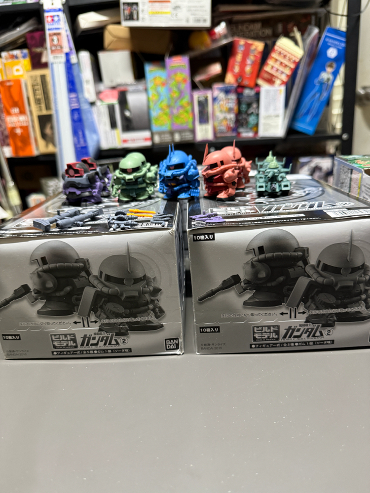 빌드 모델 건담 2탄 SD 미개봉2박스 개봉1 일괄 이미지
