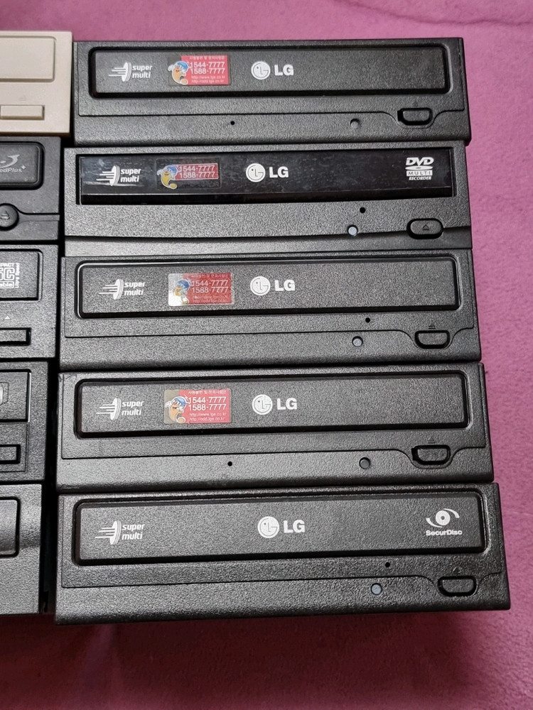 정크 컴퓨터 CD 롬 10개 판매합니다 이미지