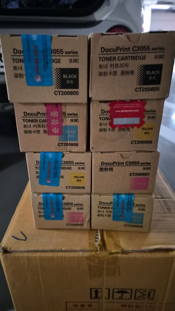 제록스 DPC 3055 정품토너 새상품 2세트 이미지