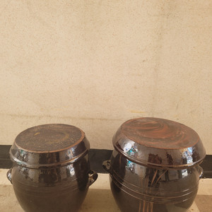 장독 항아리 2개 세트 이미지