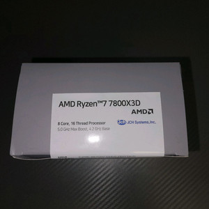 (미개봉, 새상품) 국내정발 AMD 라이젠 7800X3D 팝니다. 이미지