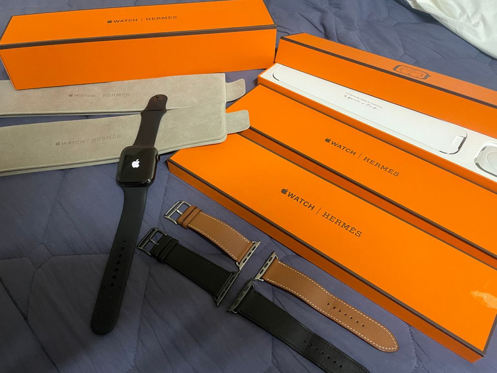 애플워치7 에르메스 45mm 블랙 팝니다 이미지