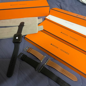 애플워치7 에르메스 45mm 블랙 팝니다 이미지