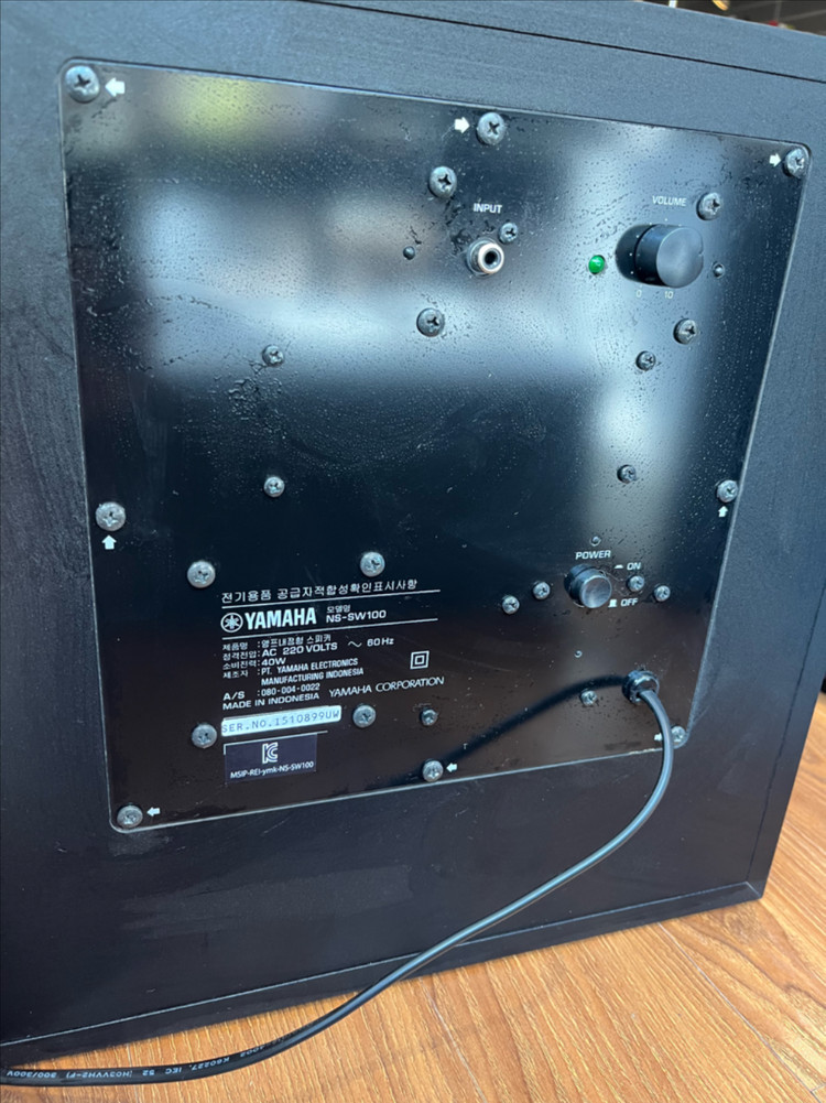 AVR-X2600H AV 리시버 + Jamo 스피커 7대 Yamaha 우퍼 1대 홈시어터 이미지