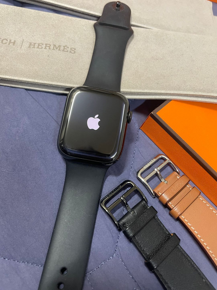 애플워치7 에르메스 45mm 블랙 팝니다 이미지