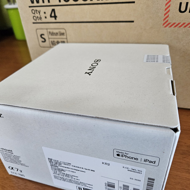 (미개봉) 소니코리아 정품 A7M5 새제품 (가격내림!) 이미지