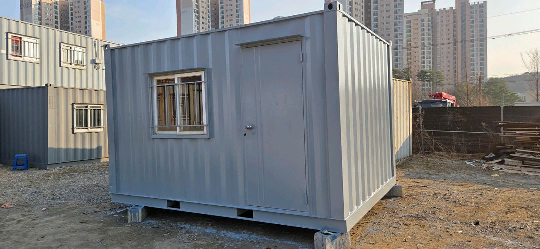 3x4. 냉.난방. 에어컨 설치된컨테이너 이미지