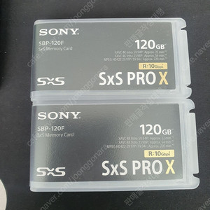 <판매> 소니 SXS PRO X 120GB 메모리 SBP-120F 이미지