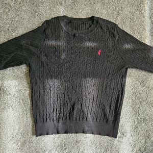 [정품/ 백화점 상품] 폴로 반팔 니트 (XL 사이즈) 이미지