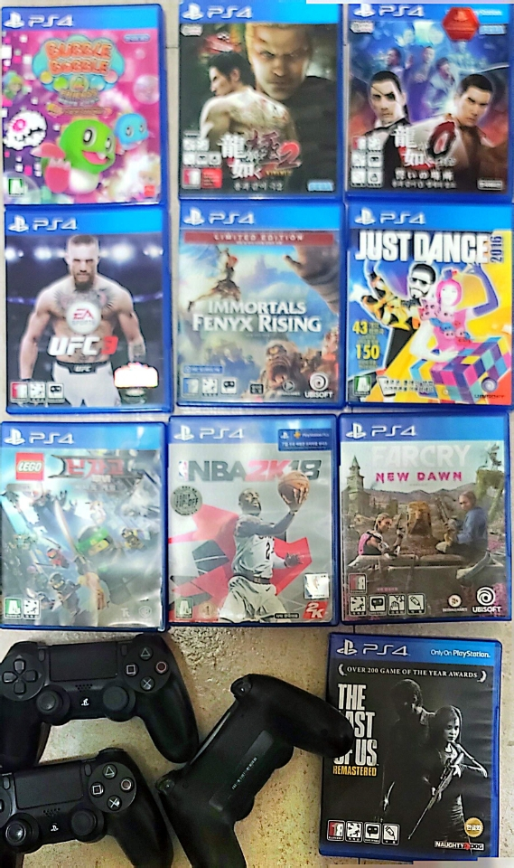 PS4 아이들용 버블버블, 용과같이 9종과 듀얼쇼크 급 이미지