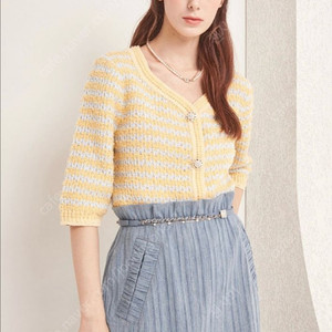 한섬 마인 벨티드 프릴 웨이스트 스커트 55 이미지