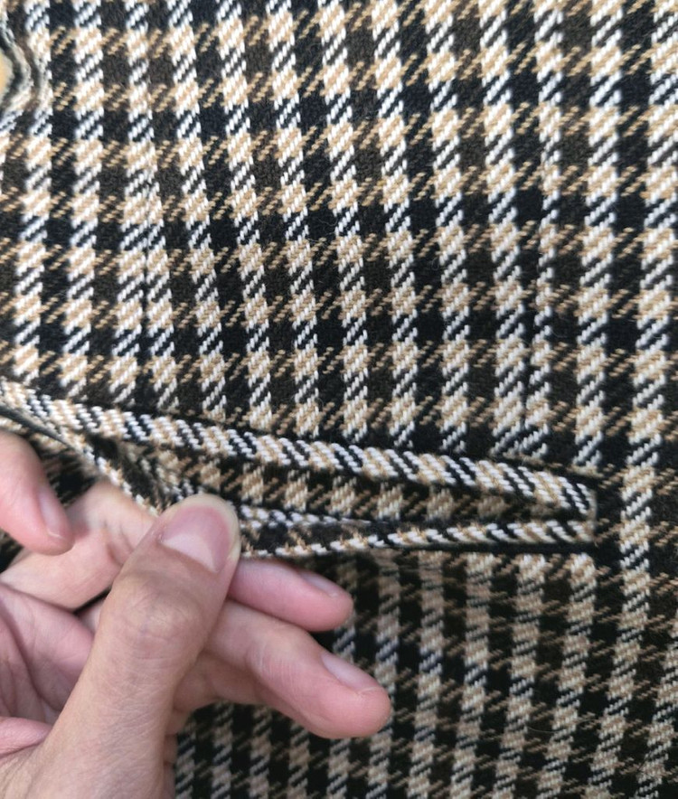 [새제품] 마쥬 울 하운드투스 체크 자켓&바지치마 스커트 셋업 세트 이미지